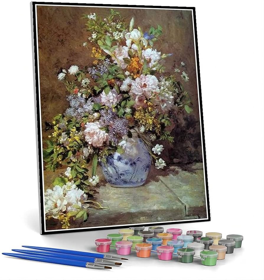 立体複製画　オーギュスト・ルノアール　春の花 立体複製画 オーギュスト・ルノアール 春の花 立体複製画